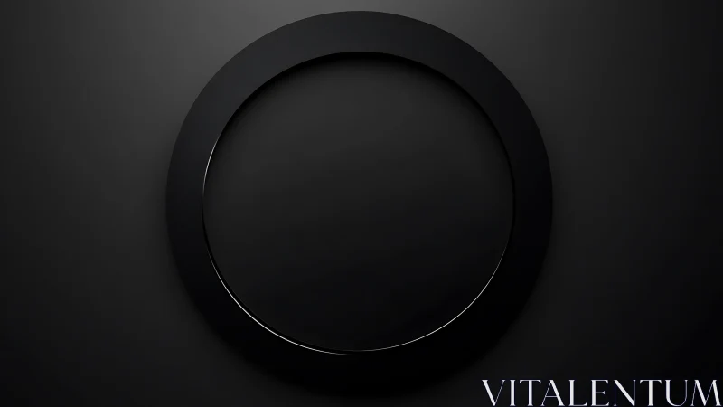 Midnight circle quietly carves light from the darkness