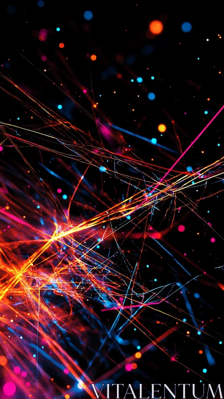 Spectral plasma filaments in high-contrast digital vector space.