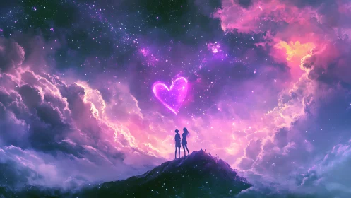 Luminescent Heart: Digital Sci-Fi Romance Narrative.