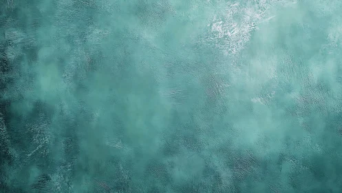 Turquoise microtextured pigment field with diffuse luminance gradients.