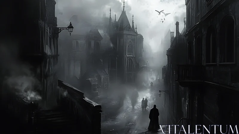 Fogwalkers haunt a gothic alley of whispering chimneys.