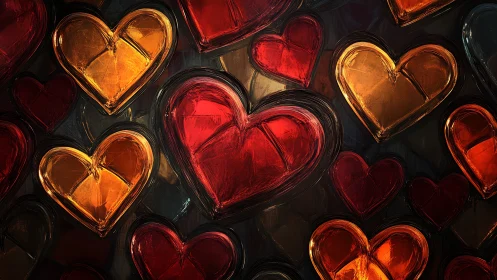 Neon Hearts Glow With Warmth and Love