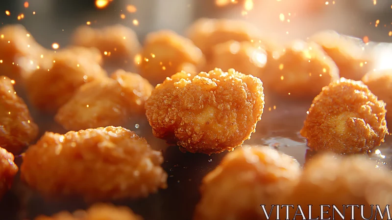 Golden Donut Bokeh: Macro Studio Photography with Depth-of-Field Lighting