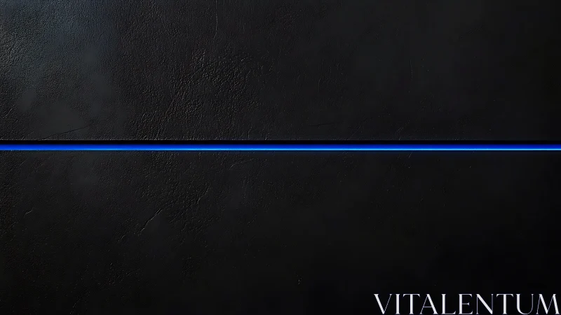 Horizontal cobalt light trace across textured matte panel.
