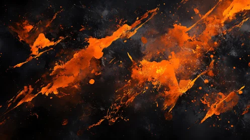 Molten Fire Dance in Motion.