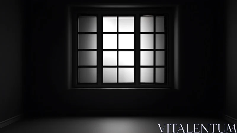 Soft light through a quiet window in a calm dark room.