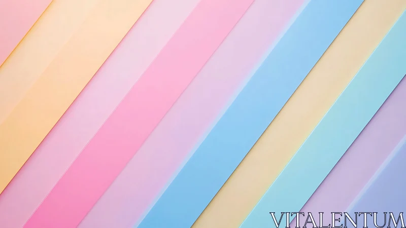 Diagonal pastel panels create soft geometric color rhythm.