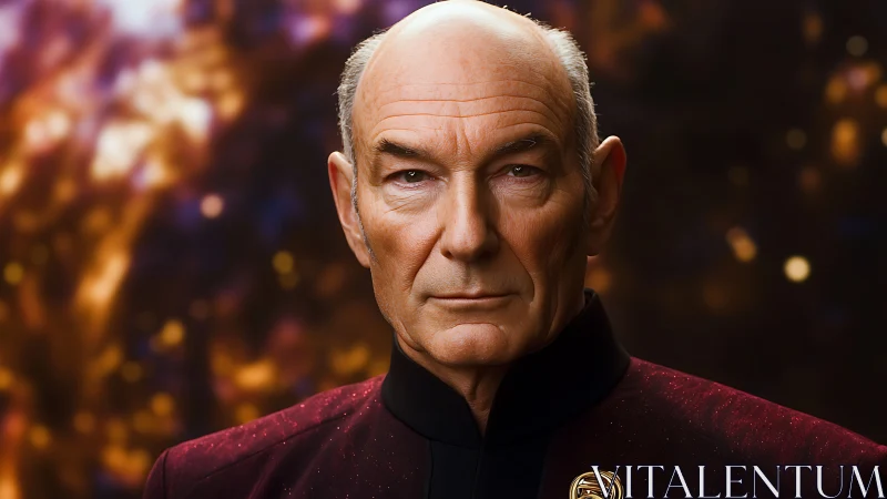 Stellar commander studies eternity through quiet resolve