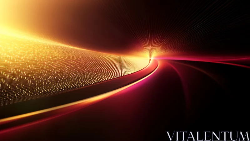 Photon-curve data stream with radiant volumetric lightfield.