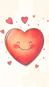 A Cheerful Heart Smiles With Endless Love.