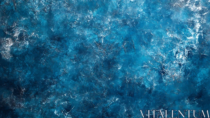 Deep Blue Abstract Texture with Ocean-Inspired Artistic Style.