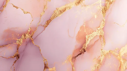 Elegant Pink and Gold Marble Texture with Abstract Luxury Style.