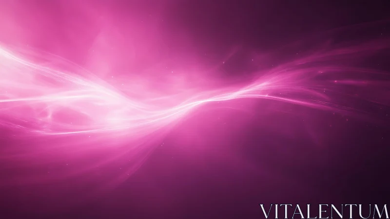 Vibrant pink abstract light wave digital background art.