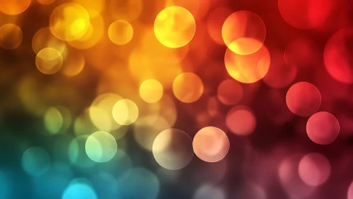 Prismatic bokeh constellations drift through molten twilight.