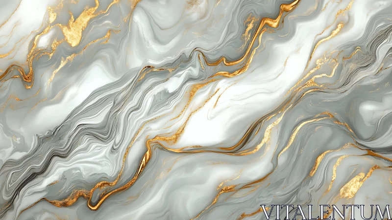 Golden marble rivers flowing gently across soft stone.