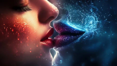 Digital Duality: Neon Energy Exchange.