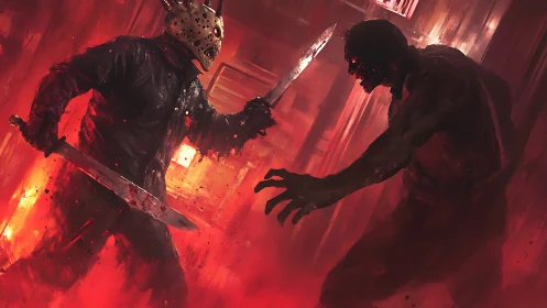 Forensic dissection of masked slasher versus feral revenant duel.