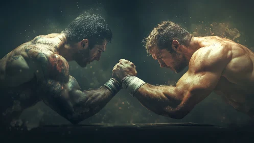 Two Fighters Ready for Battle.