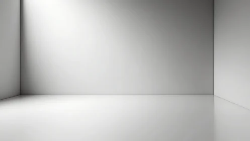 Quiet minimalist white room inviting your ideas in.