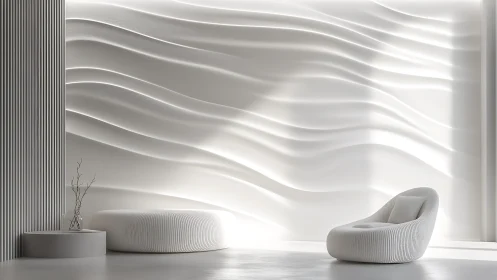 Soft tidal lounge where minimalist waves hum quietly.