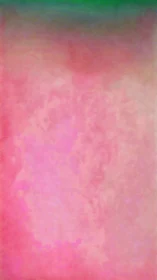 Vertical pink gradient field with soft green upper band overlay.