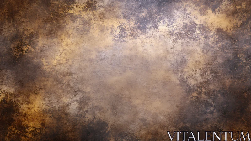 Textured grunge backdrop with mottled brown and ochre tonal gradients