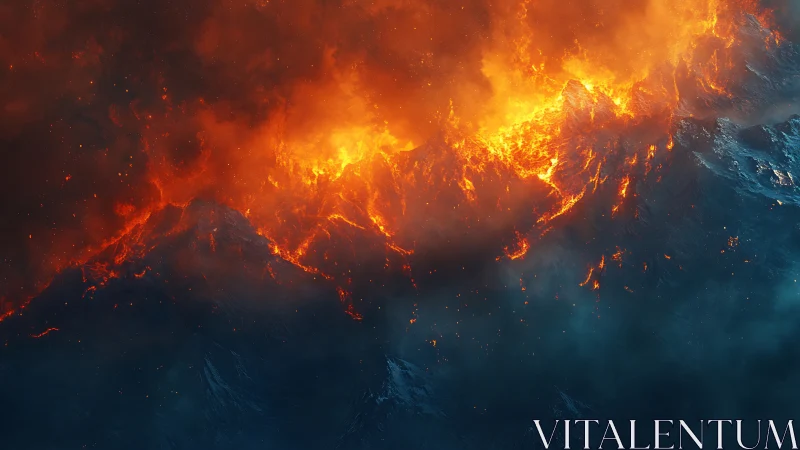 Incandescent volcanic eruption dynamics with radiative thermal convection.