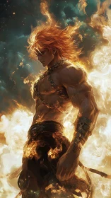 Mythic pyrokinetic titan in chained infernal ascension.