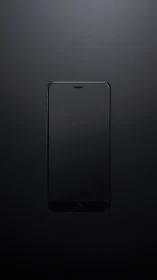 Minimalist smartphone display against neutral gradient backdrop.