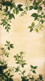 Leafy margins quietly frame a warm parchment clearing