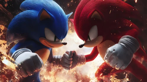 Rivals lock fists in a blazing, cinematic showdown of speed