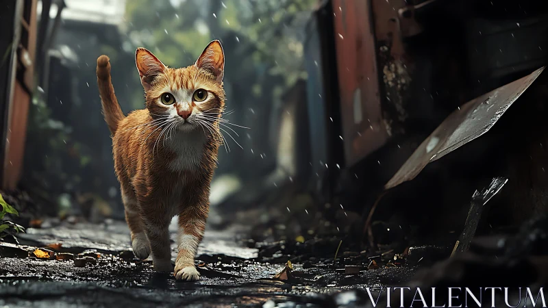 Feline Subject in Decay Environment: Compositional Interplay of Domesticated Predator.