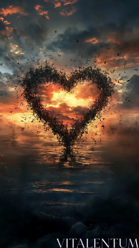 Heart of Fire Rises from Water.