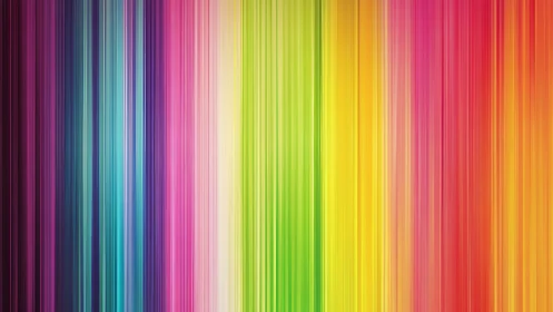Vertical chromatic spectrum lines in radiant digital abstraction.
