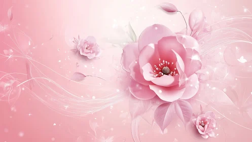 Layered Peony Morphology with Chromatic Gradient Composition.