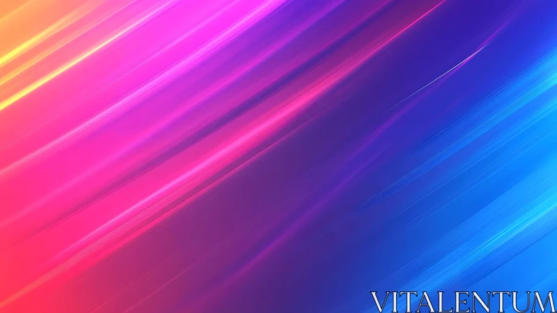 Vibrant diagonal light streaks in digital abstract art style.