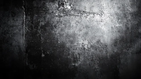 Grungy concrete wall texture captures dark industrial mood