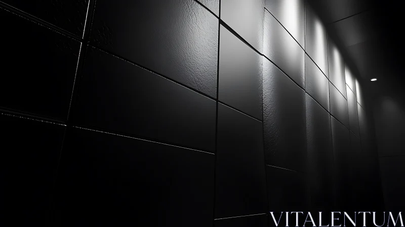 Geometric Shadows Dance Across Minimalist Architectural Canvas