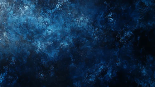 Midnight blue abstract texture evokes deep cosmic calm