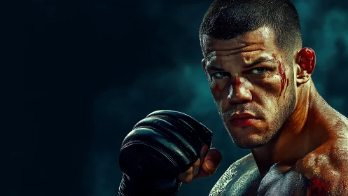 Warrior's Resolve: The Fighter's Portrait.