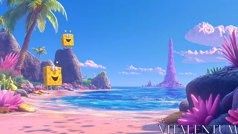 SpongeBob's Tropical Paradise Island Adventure.