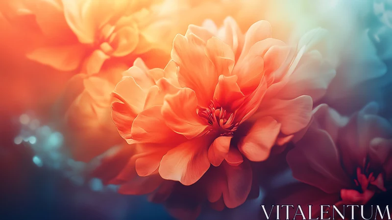 Luminescent Dahlia Petals: Optical Depth-of-Field Floral Study.