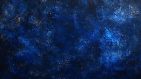 Deep indigo nebula texture shows granular luminosity gradients
