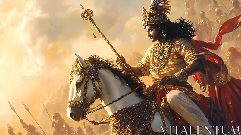 Sun-wreathed warrior prince rides into a storm of destiny