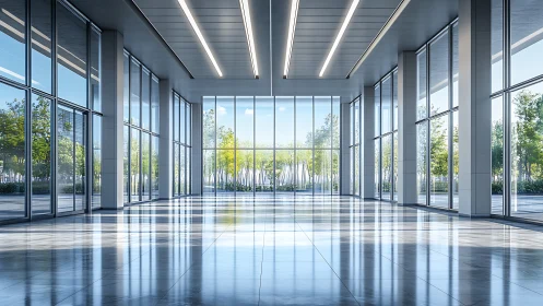 Sunlit glass atrium inviting calm, clarity, and quiet focus.