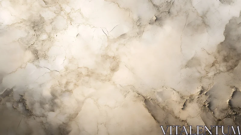 Drifted marble clouds over a sun-faded stone horizon.