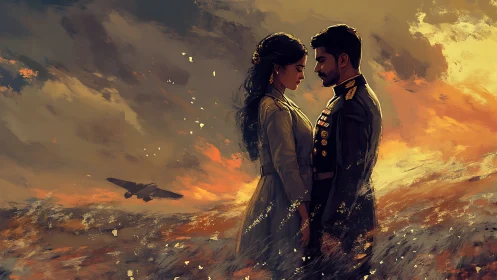 Romance Amidst the Storm.