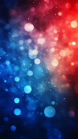 Blue and red bokeh light gradient background wallpaper.
