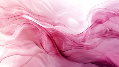 Soft pink waves of abstract light drifting in gentle motion.