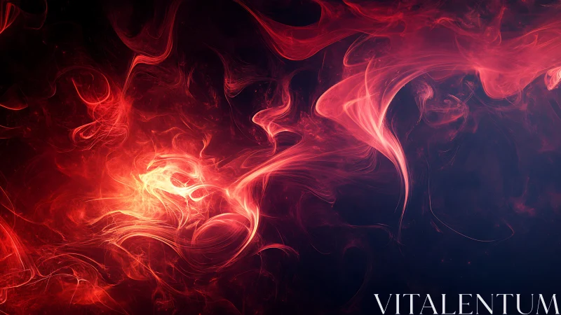 Inferno Swirls: Luminous Chaos Blazing Through Darkness.